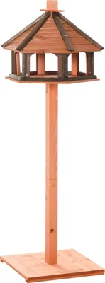 Produktbild von Vogelfutterhaus aus Holz mit wasserdichtem Dach, 52 x 130 cm