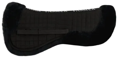 Image de Passier Pad de selle en peau d'agneau Coussin de selle noir/noir, Taille:M
