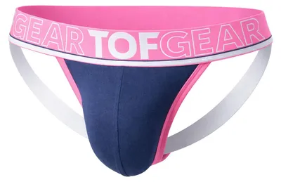 Image de TOF Paris Champion Jockstrap Navy - 1x Taille L