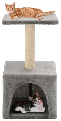 Produktbild von Graue Kratzstange für Katzen mit Sisal – 55 cm