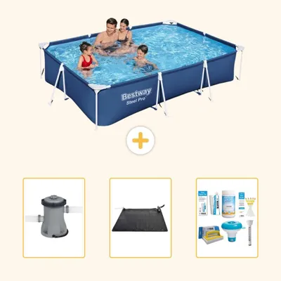 Obrázek produktu pro Bestway Steel Pro, obdélníkový bazén - 300 x 201 x 66 cm - 4dílný - S22727