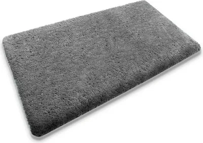 Produktbild von Badematten Sky extra flauschig viele Farben & Größen Silver Grey 60 x 100 cm