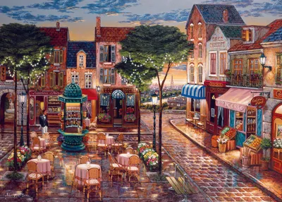 Immagine prodotto di 1000 Piece Puzzle Paris Painting. Adults & Children Ages 14+. Premium Quality Puzzles. 12000521. Ravensburger