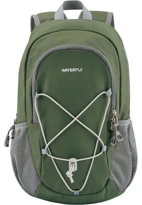 Produktbild von Tagesrucksack 12L Olivgrün mit Brustschnalle für Wandern Reisen Camping Fahrrad