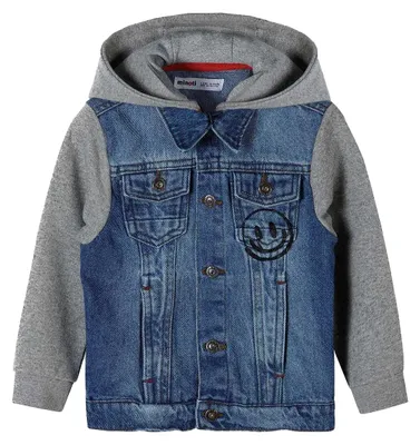 Produktbild von Minoti - Jeansjacke für Jungen, Fleece MN682 (92) (Blau)