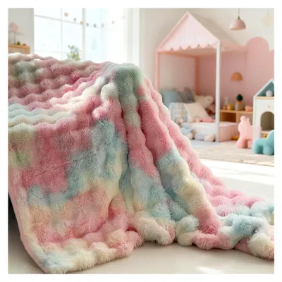 Produktbild von Flauschige Kuscheldecke 1000 G/M² für Wohnzimmer und Schlafzimmer (100 x 160 cm)