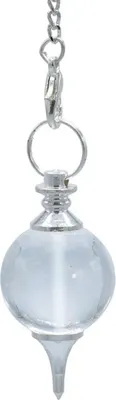 Produktbild von Kristall Pendel Kugelform & Metall -- 12 g, 3.5x1.5 cm online bestellen