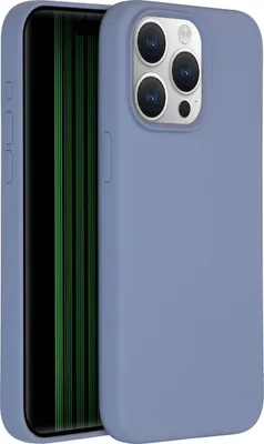 Produktbild von Accezz Liquid Silikoncase iPhone 15 Pro Max - Lavender Gray