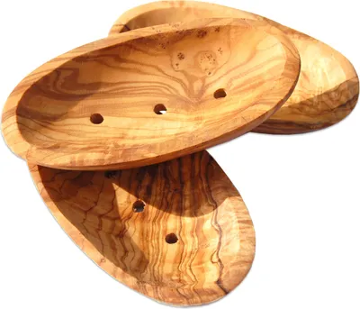 Produktbild von Seifenschale OVAL klein 13 cm mit Rille auf der Rückseite