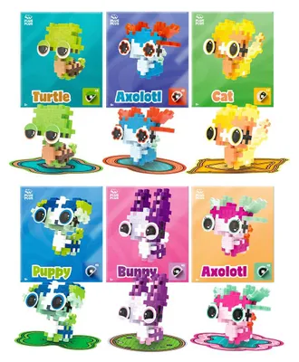 Image de Plus-Plus 7531 : Adorable animaux, 6 figurines, 100 pièces, jeu de construction, à partir de 5 ans