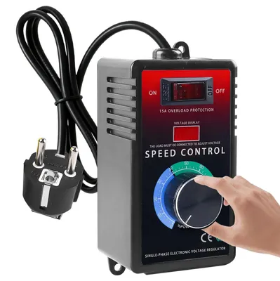 Drehzahlregler AC 220 V 15 A mit Überlastschutz