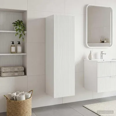 Productafbeelding van Maison Exclusive - Badkamerkast, wandmontage, hoogglanz wit