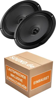 Produktbild von Audison APX 6.5 - 16,5cm 2-Wege Koax Lautsprecher - Einbauset passend für VW Bus T5 Front - justSOUND