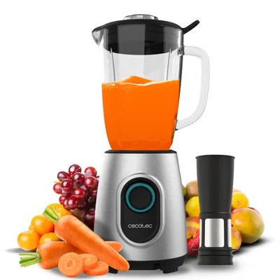 Productafbeelding van Cecotec Staafmixer Power Black Titanium 2000MAX Inox Pro. 1800W, 27800 RPM, 8 messen
