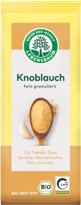Produktbild von Knoblauchgranulat Tüte 70g - Einzelgewürz von Lebensbaum