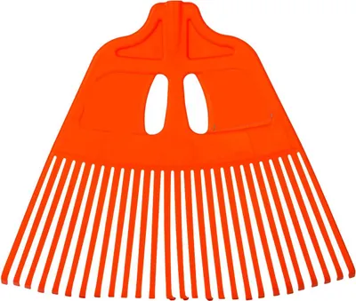 Produktbild von Garten-Laubrechen orange XL – Großer Rechen für Laub & Gartenarbeit