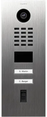 Produktbild von DoorBird D2102FV, 720p, 140°, 100°, 10 m, IR, Edelstahl