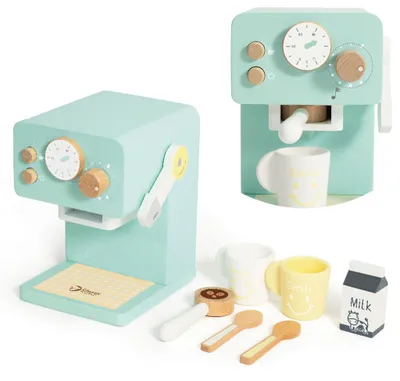 Produktbild von Classic World Holz-Kaffeebereiter-Set für Kinder, 7-tlg.