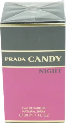Produktbild von Prada Candy Night, Frauen, 30 ml, Nicht nachfüllbare Flasche, Spray, ALCOHOL DENAT, AQUA (WATER), PARFUM (FRAGRANCE), LINALOOL,ETHYLHEXYL METHOXYCINNAMATE, LIMONENE,...