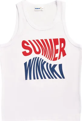 Obrázek produktu pro Chlapecké tílko Summer Winkiki - bílá - 158