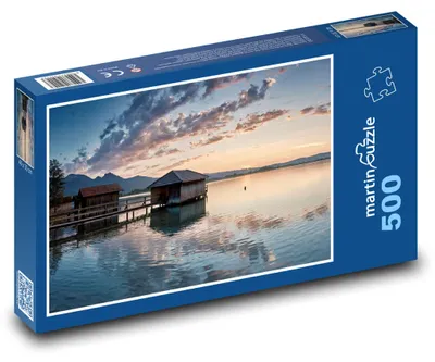 Obrázok produktu pre Puzzle 500 Kochelsee - západ slnka - martinpuzzle