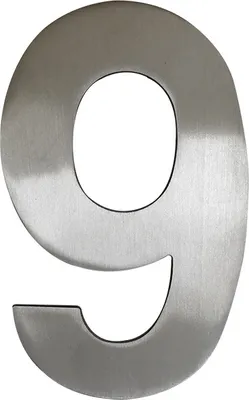 Zdjęcie produktu dla 100 mm Edelstahl Hausnummern Edelstahlzahlen Edelstahlnummern - 9