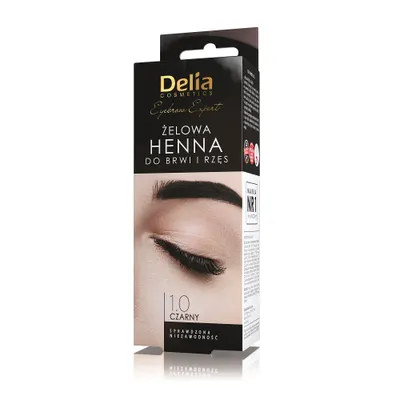 Image de DELIA Henné pour sourcils et cils Gel 1.0 Noir 15ml