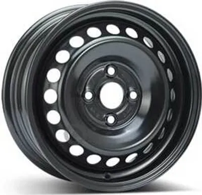Productafbeelding van 14-inch stalen velg ALCAR, 14" x 5.5", 4x100 boutgaten, ET47, 54.00mm naafdiameter, zwarte velg