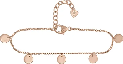 Produktbild von cai Armband 925 Silber rosévergoldet Plättchen Boho