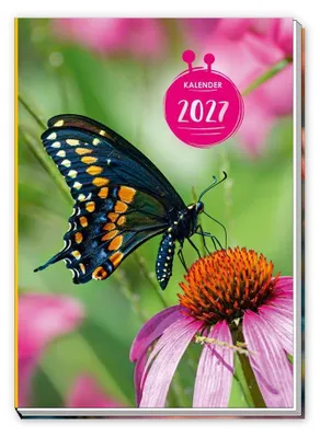 Produktbild von TRÖTSCH - Taschenkalender A7 Schmetterling 2027