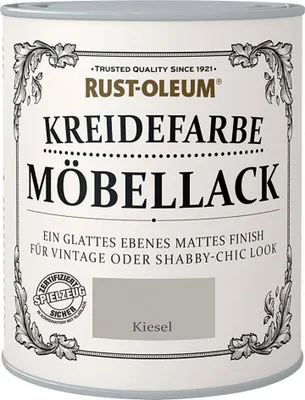 Produktbild von Rust-Oleum Kreidefarbe Möbellack 125 ml kiesel