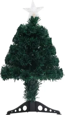Obrázek produktu pro vidaXL Předsvětlený vánoční stromek se stojanem a LED diodami 64 cm ze skelných vláken