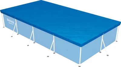 Produktbild von Bestway® PE-Abdeckplane 410 x 226 cm, blau, eckig