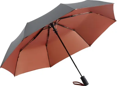 Produktbild von FARE AC-Taschenschirm Regenschirm Doubleface Automatik Windproof-PLUS 100cm, Farbe:grau/kupfer
