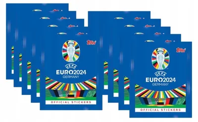 Produktbild von 10 x Euro 2024 Topps Match Attax Sticker Packs