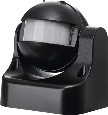 PIR senzor (pohybové čidlo) IP44 1200W, černý