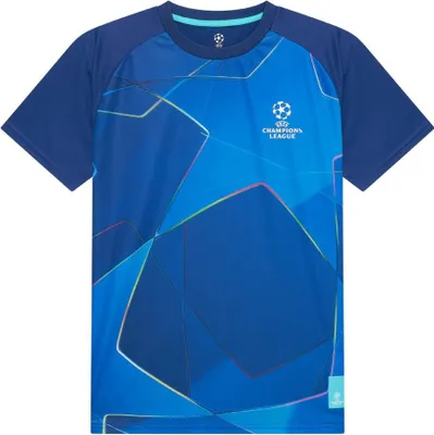 Image de Maillot de Football UEFA Champions League Homme - Taille XXL - Vêtements de Football - Marchandise Officielle - Bleu