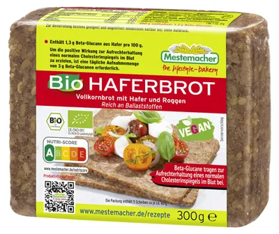 Image de MestemacherPain complet à l'avoine et au seigle 300g
