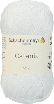 Produktbild von Schachenmayr Catania 00106  White Strickgarn