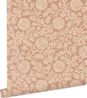 Obrázek produktu pro ESTAhome tapeta květinový vzor terakotová růžová 50 x 900 cm