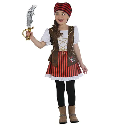 Produktbild von Piratin der Schatzinseln Kostüm für Kinder