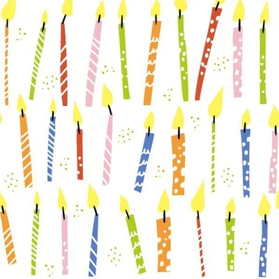 Produktbild von 240 Duni Tissue-Servietten 33 x 33 cm B-Day Candles 3-lagig
