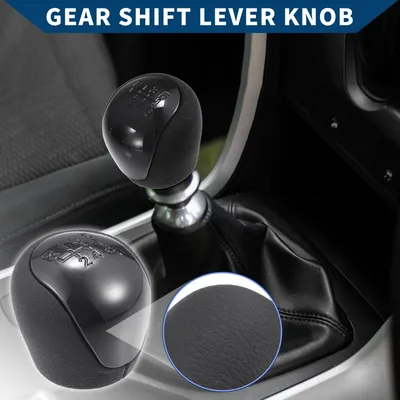 Image de Levier De Vitesse Manuel à 6 Vitesses Pour Hyundai Ix35 2009-2015 / Pommeau De Levier De Vitesse Avant Pour Bo?te De Vitesses Automobile / Plastique Durable / 1 Pièce Noire