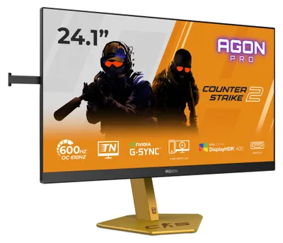 Produktbild von AOC AGON PRO CS24A, 61,2 cm (24.1"), 1920 x 1080 Pixel, Full HD, LED, 0,5 ms, Schwarz