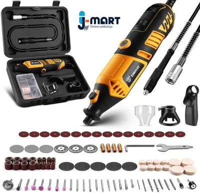 Image de Multitool Roterender - 6 vitesses - Avec 126 accessoires et une mallette à outils