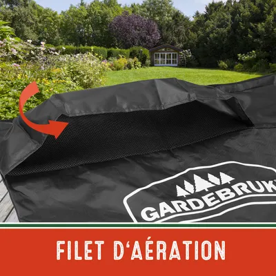 Image de Souffleur de feuilles 4en1 essence air 68m/s sac 45L outils inclus aspirateur de feuilles broyeur végétaux souffleur jardin