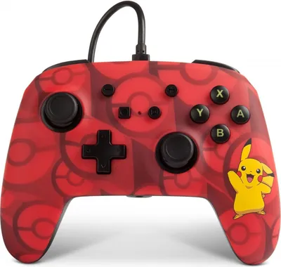 Produktbild von PowerA 1513777-01, Gamepad, Nintendo Switch, Schaltfläche Start, Kabelgebunden, USB, Rot