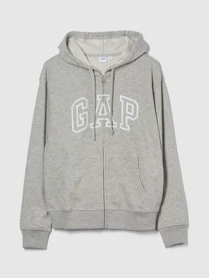 Produktbild von Gap Sweatshirt mit Logo, Reißverschluss und Kängurutasche, Größe M