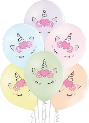Produktbild von Luftballons Unicorn bunt Latex 10 Stück