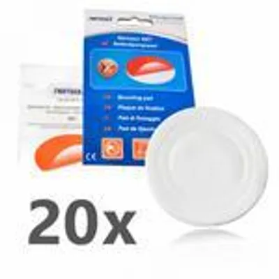 Immagine prodotto di NEMAXX® Pad Fissaggio Rilevatore Fumo Ø80 mm – Adesivo 3M High-Tack, Autoadesivo – Montaggio Senza Foratura – Per Fumo, CO e Termici – 20 Pezzi